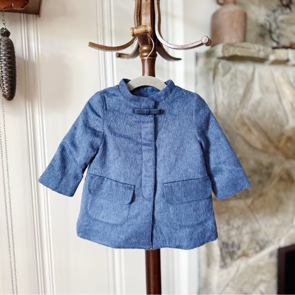 Zara Baby Blue Peacoat